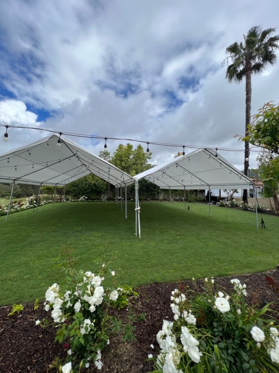 20x40 "A" Frame Tent Aliana's Party Rentals Encinitas CA