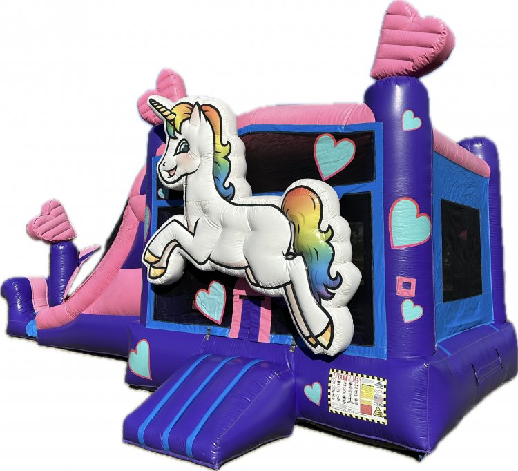 Unicorn Combo Bounce House