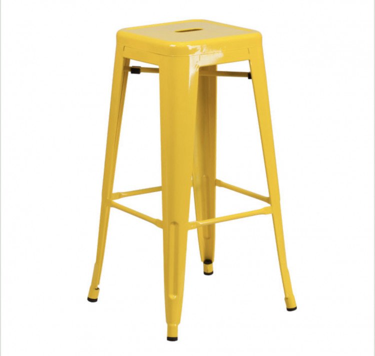 Yellow Barstool