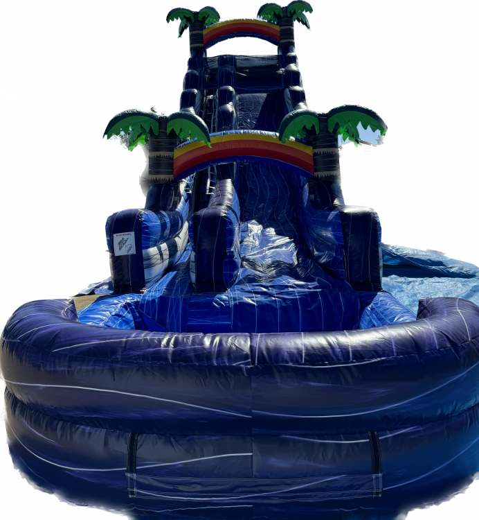 22ft Purple Paradise Waterslide