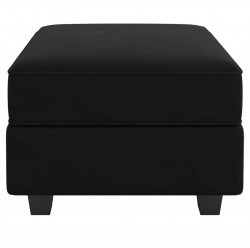 Black Square Ottoman